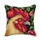 Orchidea Needlepoint Kit Cushion - Printed Canvas Rooster